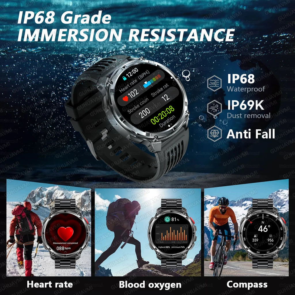 Smartwatch Outdoor Rugged Batería 1100mAh