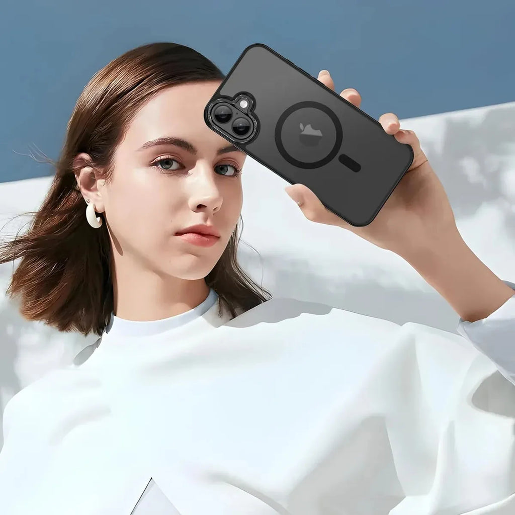Funda Magnética iPhone con Protección de Cámara