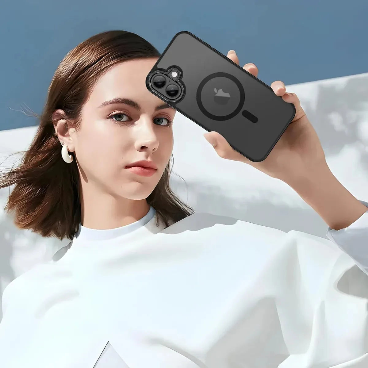 Funda Magnética iPhone con Protección de Cámara
