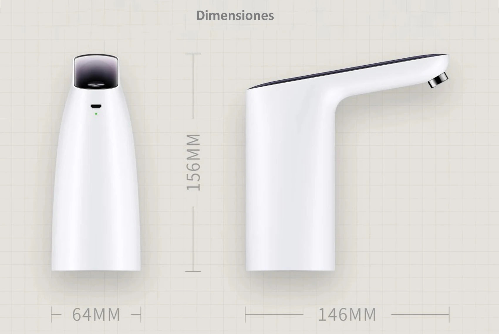 Xiaomi Mijia 3life automatic water dispenser with bottle and bottle adapter