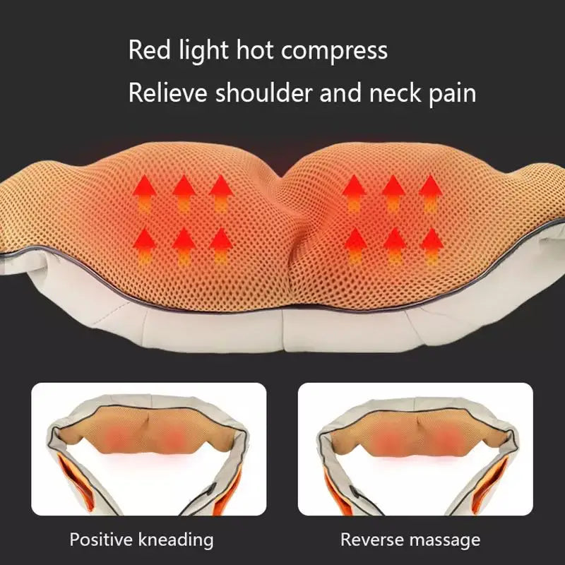 Masajeador Shiatsu de Cuello y Hombros con Calor