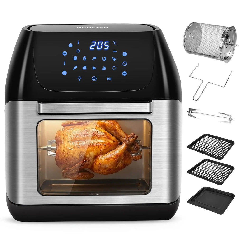 Aigostar Horno Freidora de Aire 12L Giratorio
