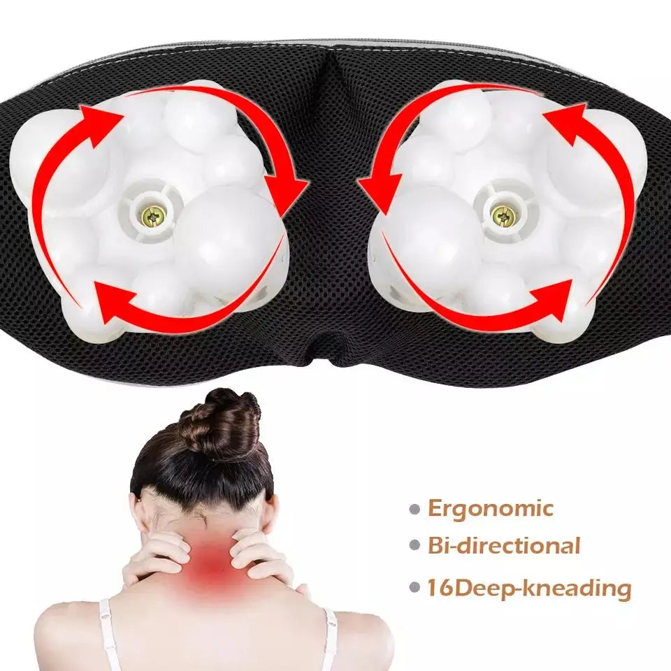 Masajeador Shiatsu de Cuello y Hombros con Calor