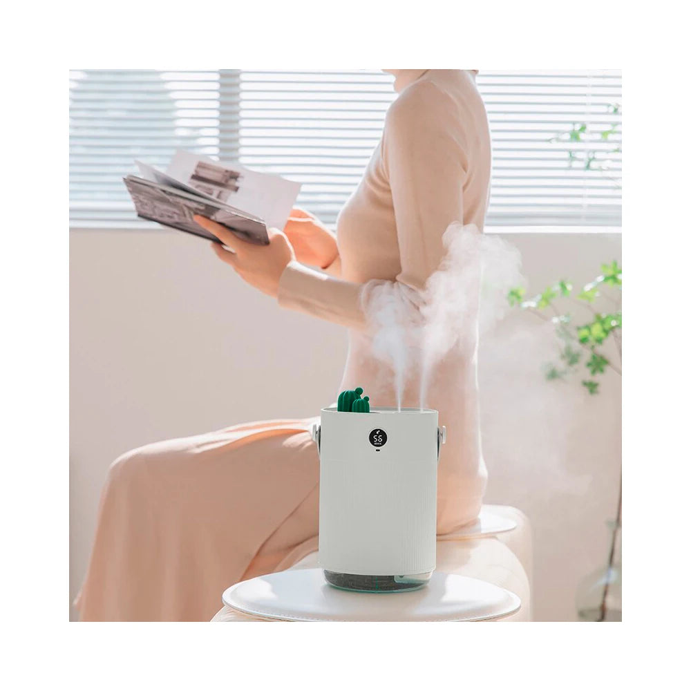 Xiaomi sothing h1 air humidifier, double spray, lcd, digital, diffuser, detects humidity, purifies air, mist diffuser, humidifiers, 2000 mah battery