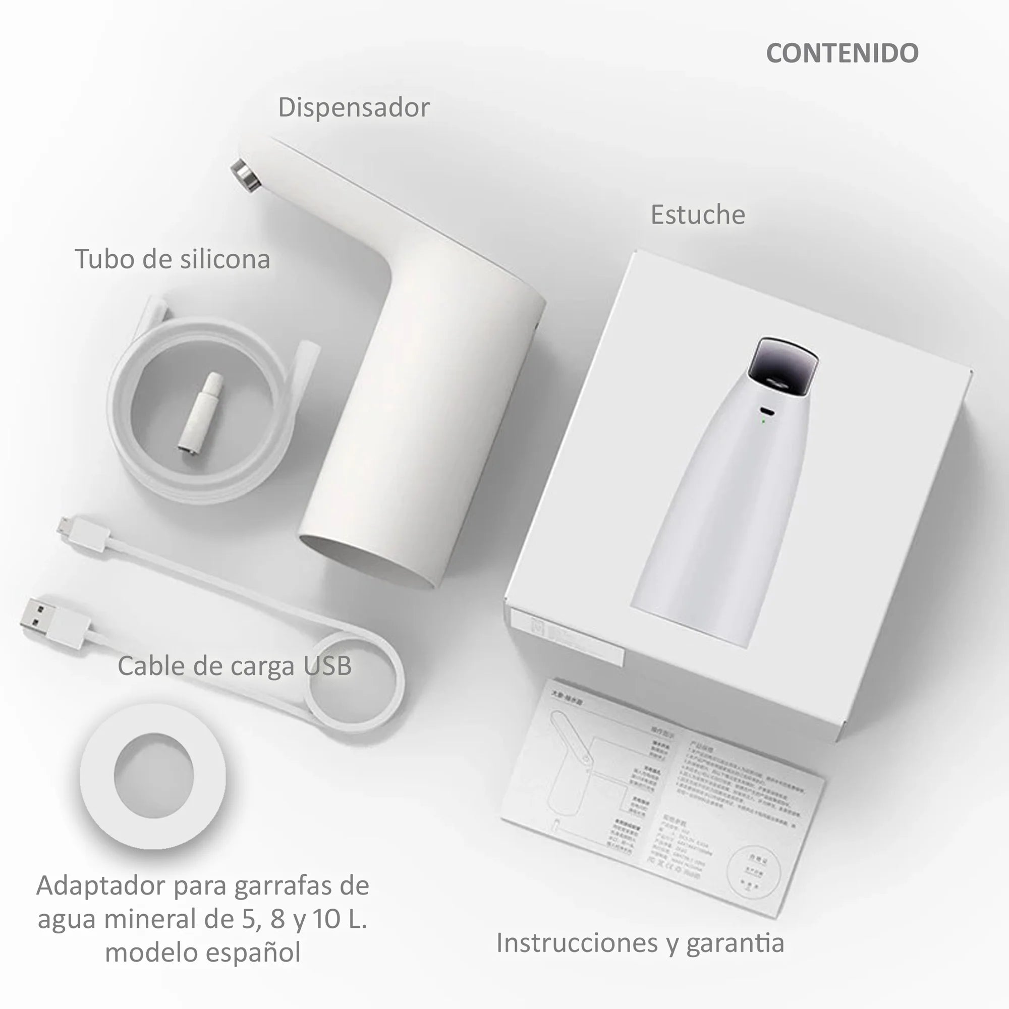 Xiaomi Mijia 3life automatic water dispenser with bottle and bottle adapter