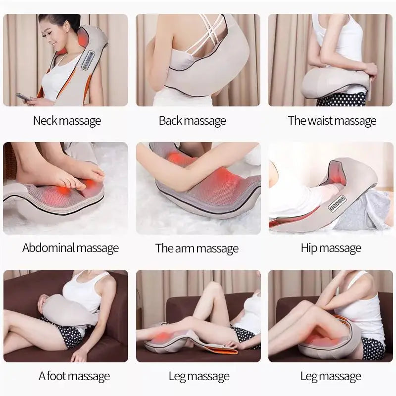 Masajeador Shiatsu de Cuello y Hombros con Calor