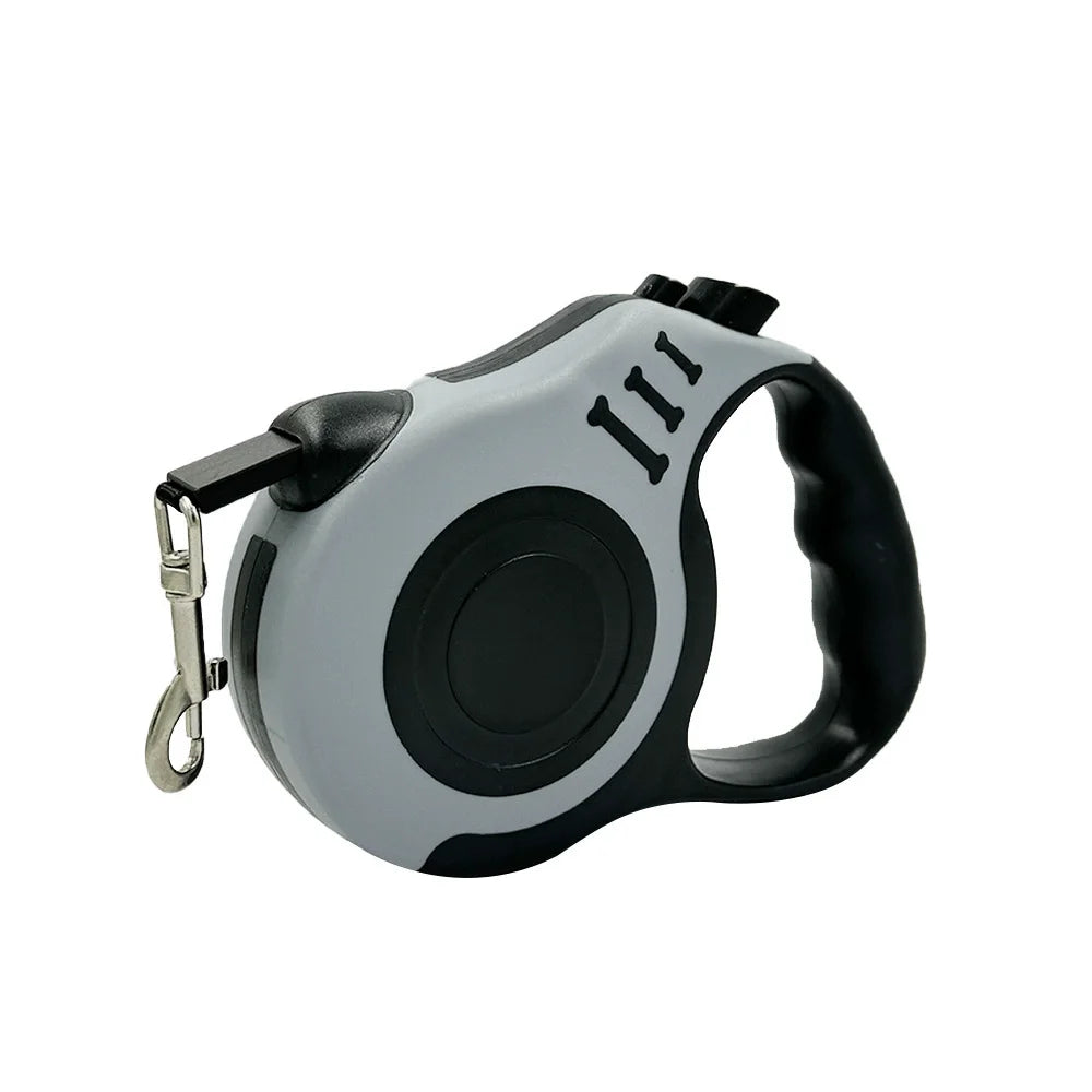 Retractable Dog Leash – 3 to 5 m with one-button brake and non-slip handle
