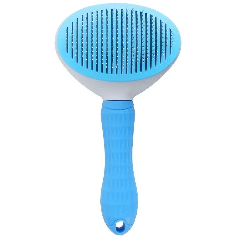 Cepillo Autolimpiable para Perros y Gatos – Quita el pelo muerto y los nudos con un solo clic