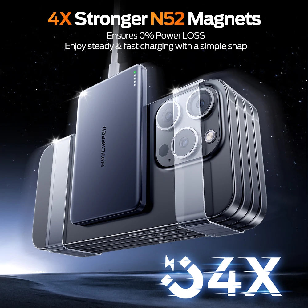 MOVESPEED S10 Power Bank Magnético 10000mAh