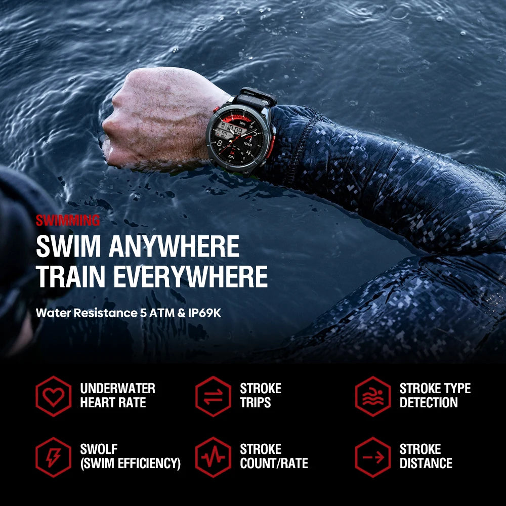 Zeblaze Stratos 4 Smartwatch AMOLED GPS