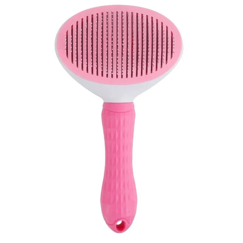 Cepillo Autolimpiable para Perros y Gatos – Quita el pelo muerto y los nudos con un solo clic