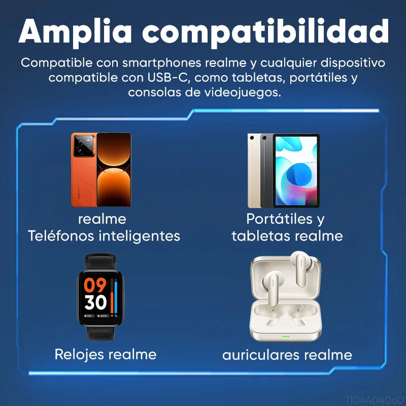 realme SUPERVOOC 80W Cargador Original EU