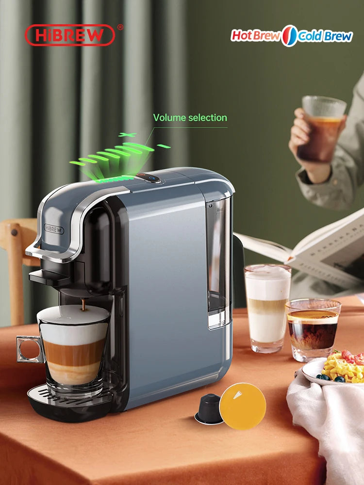 HiBREW Cafetera Multicápsulas 5 en 1