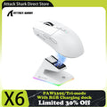 ATTACK SHARK X6 Ratón Gaming Trimodo