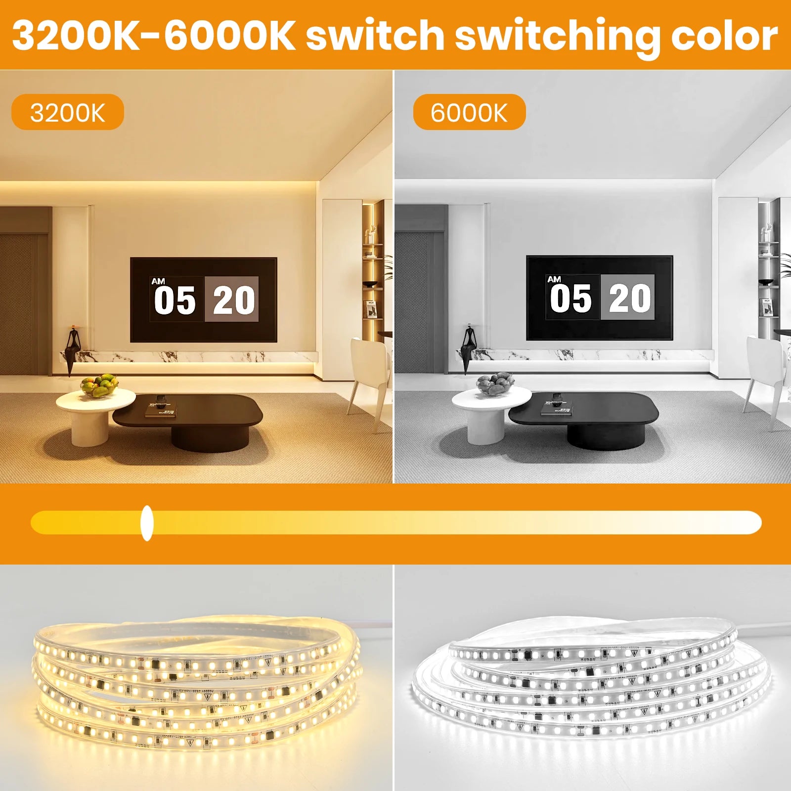 220V LED Strip Lights,120leds/m Led Ribbon Adhesive,Flexible Outdoor Lamp Waterproof LED Tape,Kitchen,Home Room Indoor Lighting