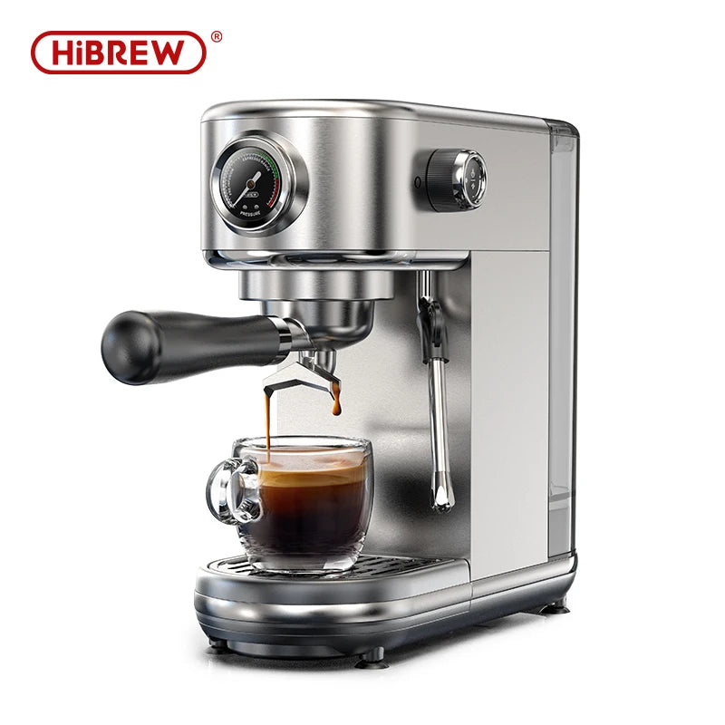 HiBREW Cafetera Espresso Semiautomática 20 Bar