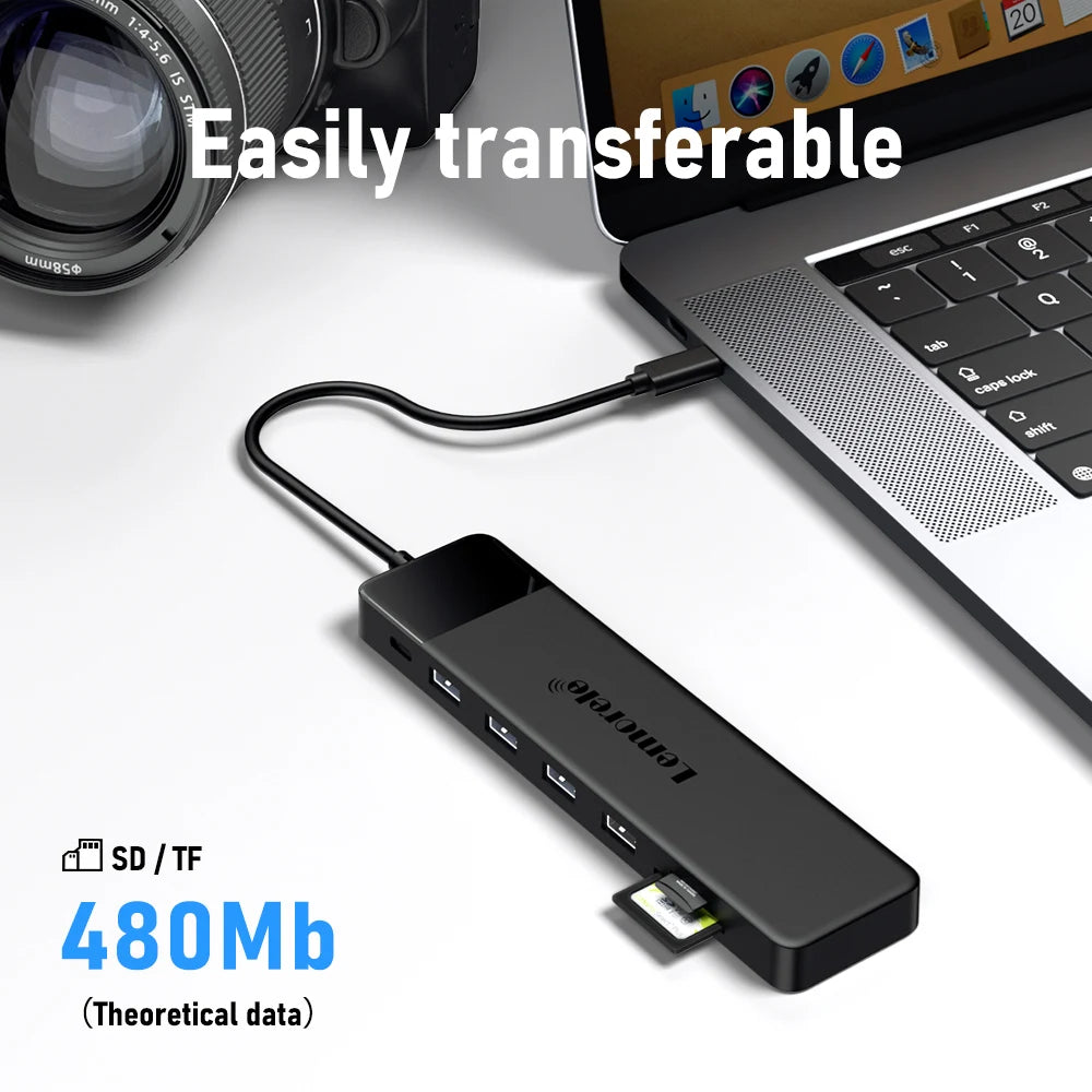 Lemorele Hub USB-C 13 en 1 Dual HDMI 4K 100W