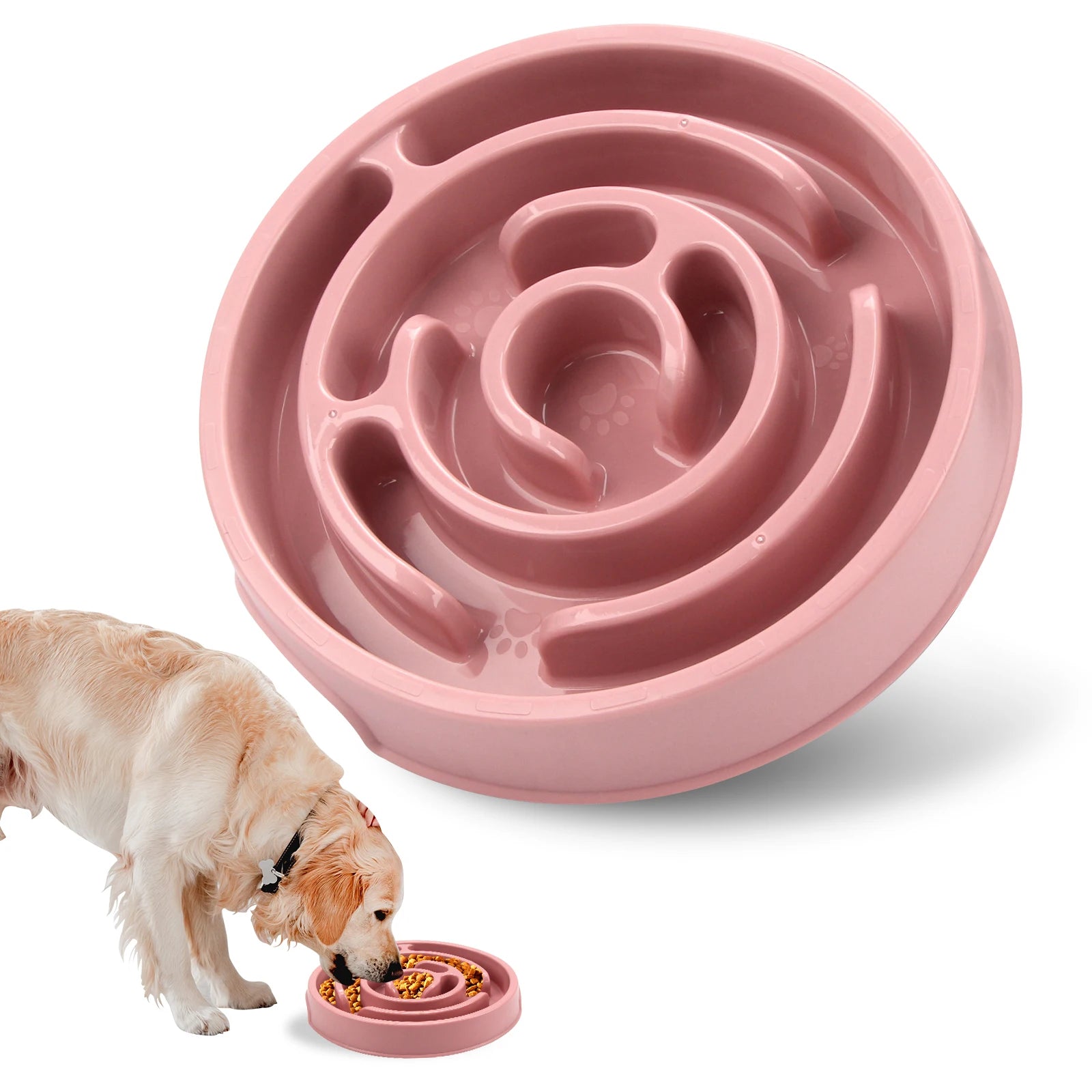Comedero Lento Antivoracidad para Perros – Evita atragantamientos y mejora la digestión (laberinto antideslizante)