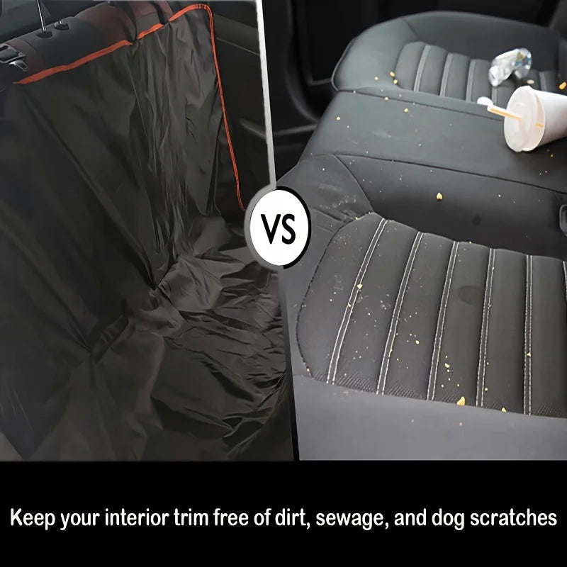 Funda de Asiento de Coche para Perros – Hamaca impermeable y antiarañazos que protege la tapicería