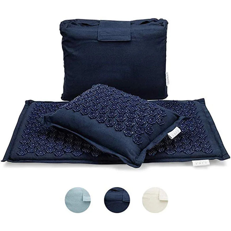 Esterilla de Acupresión de Lino Natural con Almohada