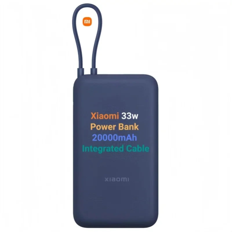 Xiaomi Power Bank 33W Cable Integrado