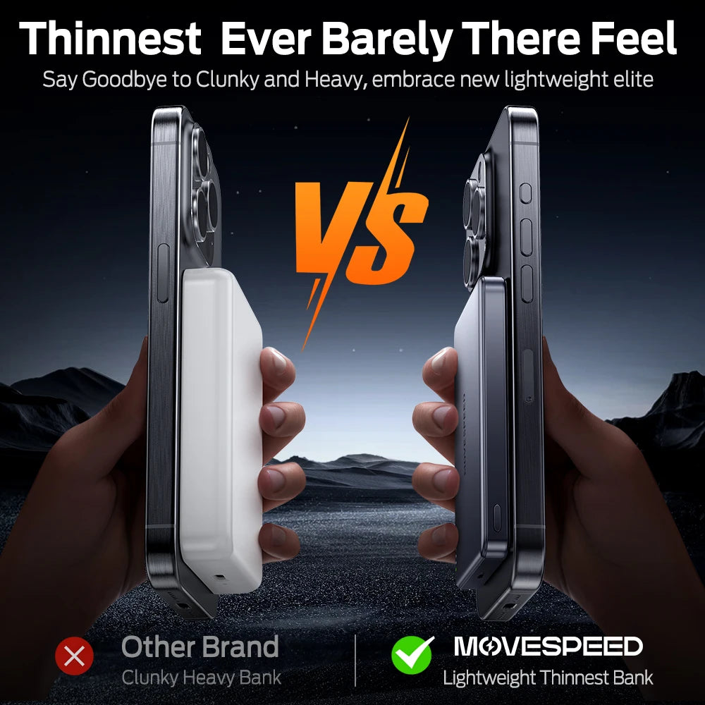 MOVESPEED S10 Power Bank Magnético 10000mAh