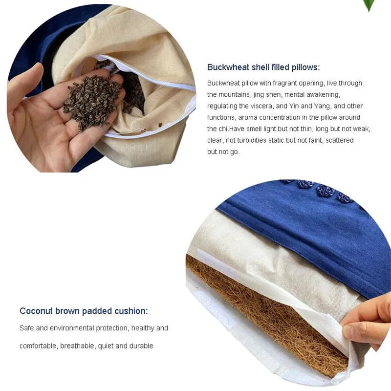 Esterilla de Acupresión de Lino Natural con Almohada