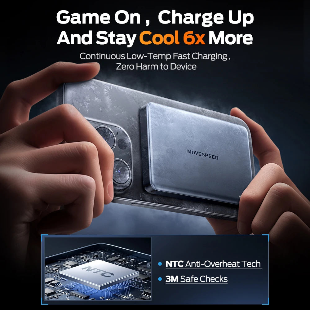 MOVESPEED S10 Power Bank Magnético 10000mAh