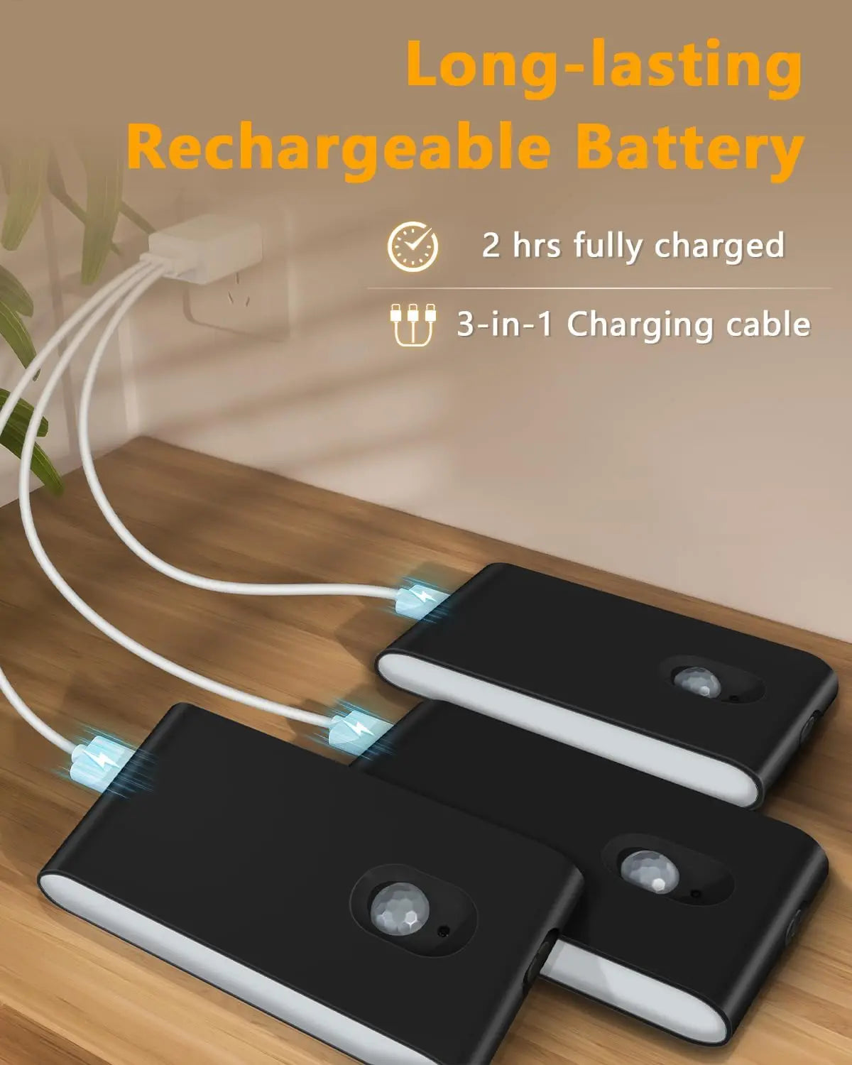 WILLED Luces LED con Sensor de Movimiento (recargables)