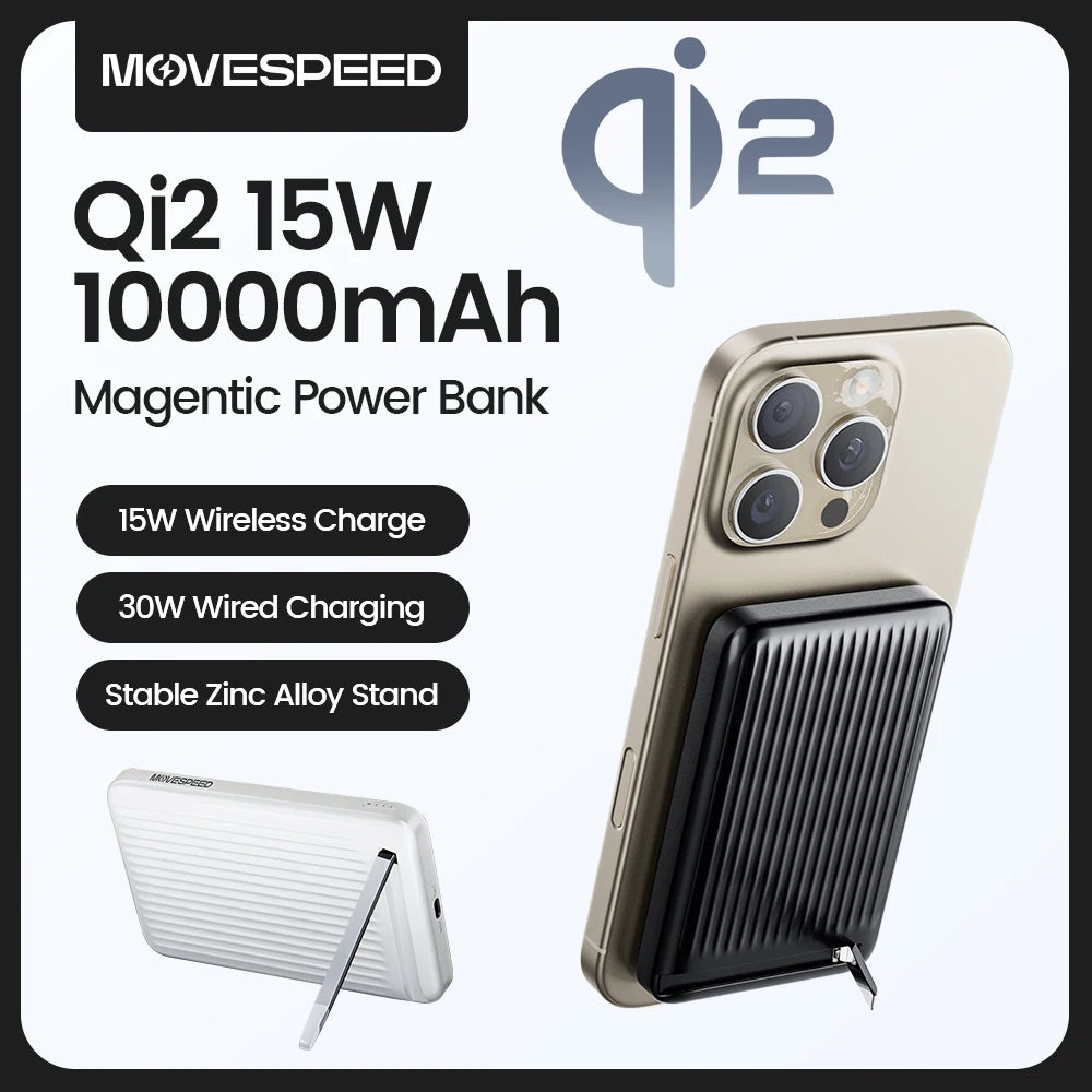 MOVESPEED P03 Power Bank Magnético Qi2