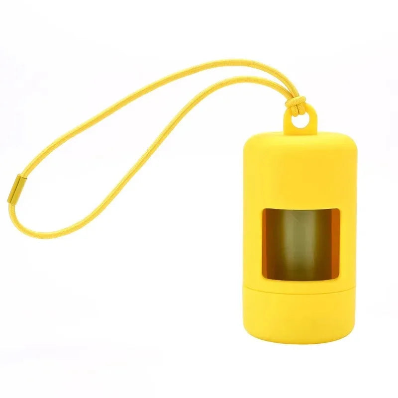 Dog Poop Bag Dispenser with Bags Included – Attaches to leash, lightweight and stylish