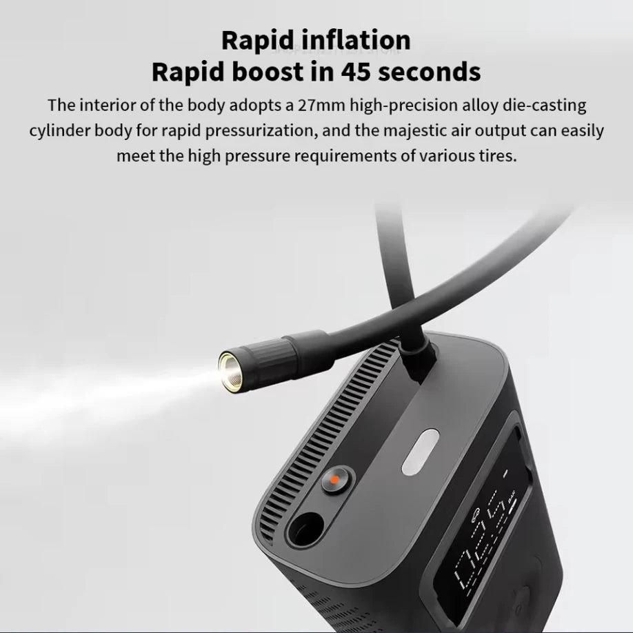 Xiaomi Mijia Portable Air Compressor 2 Pro Digital Tire Inflator Electric Air Pump With LED Lamp for Car Motorcycles Bicycles
