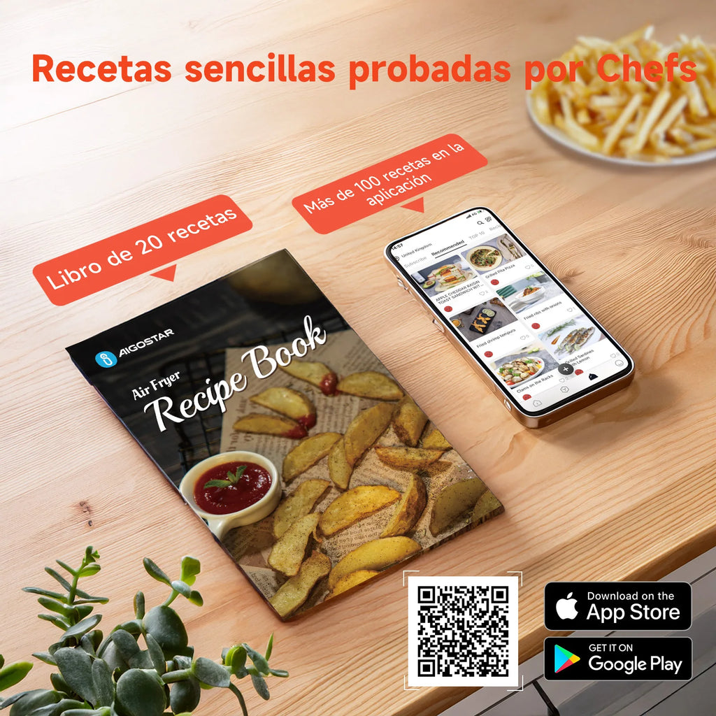 Freidora de Aire 7L Pantalla LED Táctil