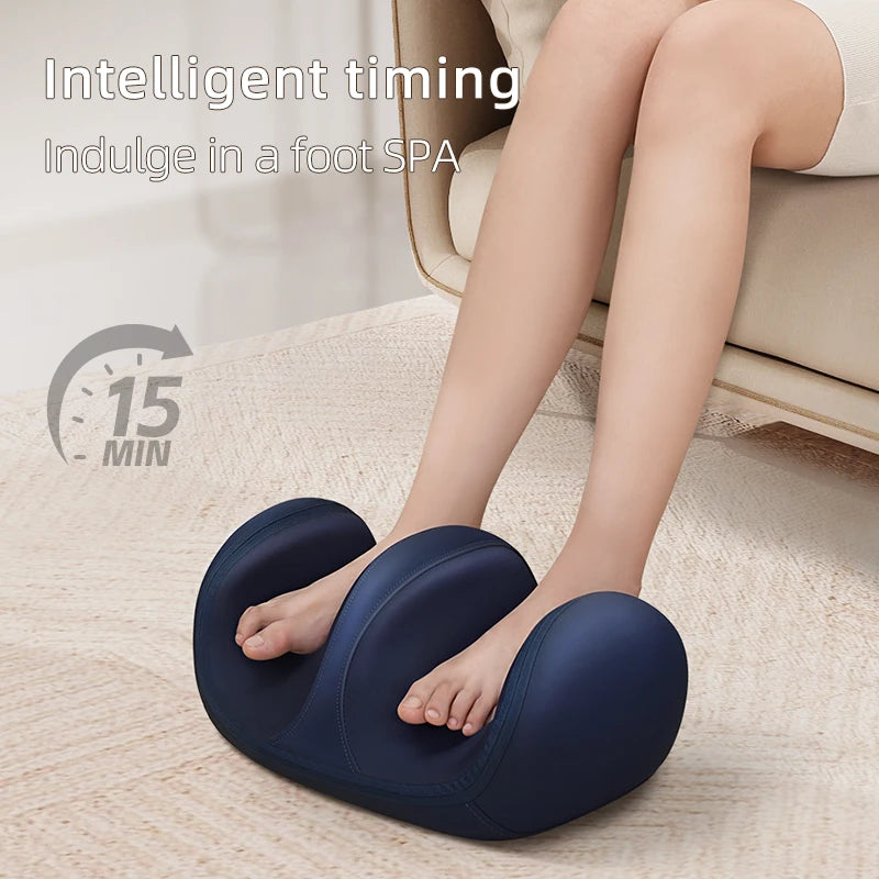 LEERCON 3D Foot And Leg Massager with Heat Deep Kneading Rolling Shiatsu 3 Modes 3 Strength Home Use Machine for Relieving Foot Leg Fatigue