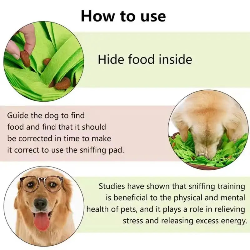 Snuffle Mat for Dogs – Scent game that calms anxiety and slows down eating